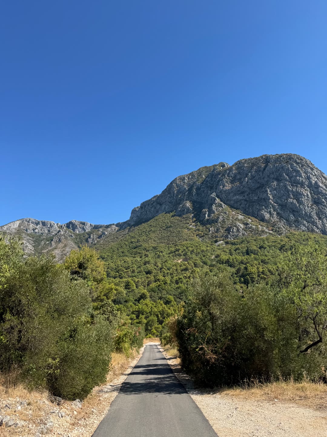 Makarska from the saddle